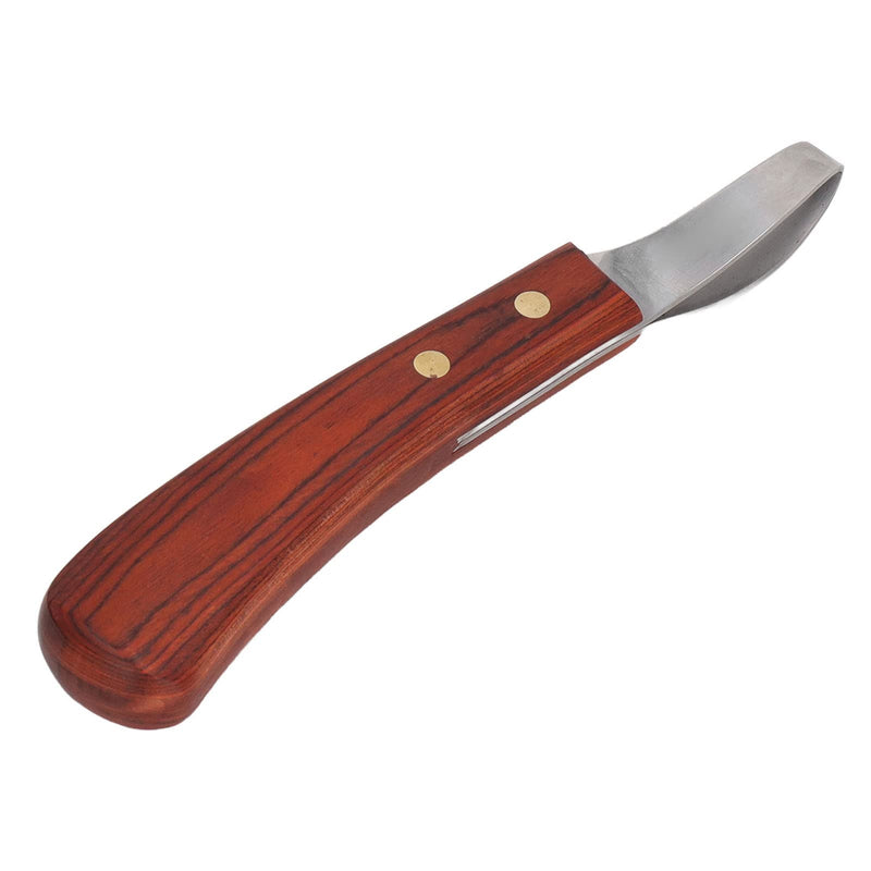 Hoof Knife for Horses, Hoof Knife, Double Edged Hoof Trimming Knife with Wooden Handle, Horse Farrier Tool - BeesActive Australia
