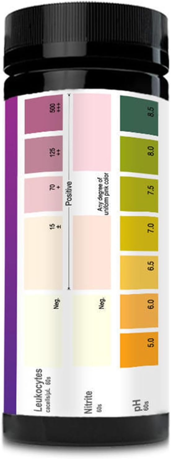 UTI Test Strips for Women & Men - Easy to Use at Home Urinary Tract Infection Testing Kit | Clinically Tested Urine Dipsticks | Foil-Wrapped for Extended Lifetime | 50 Strips - BeesActive Australia