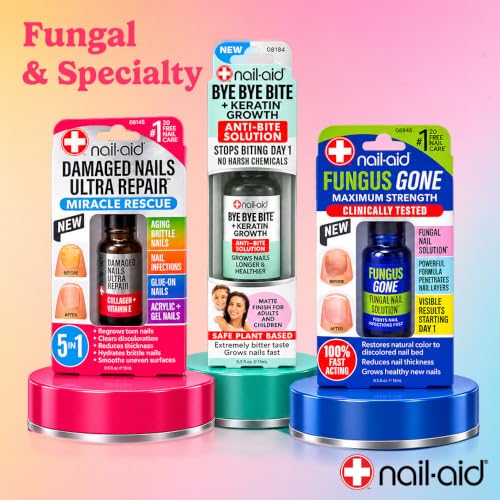 Nail-Aid Fungus Gone Maximum Strength – Nail Solution