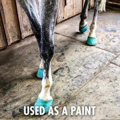 *New Heat Resistant Formula* Horse Hoof Thrush Treatment Clay and White Line Equine Care: Effective on Horses, Cows, Goats, Sheep, Pigs and All Hooved Animals-7lb Bucket 25 oz - BeesActive Australia