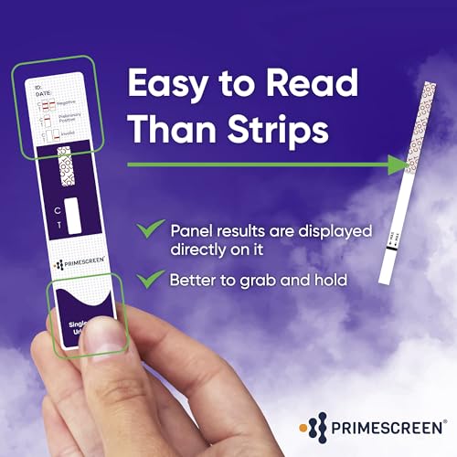 Prime Screen [25 Pack] Nicotine Tobacco Cotinine Urine Test Kit - Urine Dip Card Testing Cotinine from Smoking - WCOT-114 25 Pack Standard