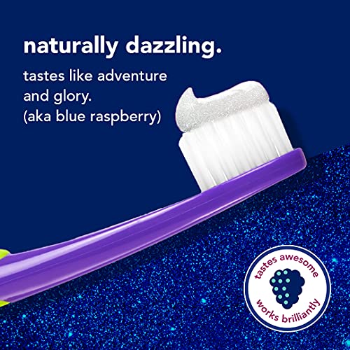 hello Dragon Dazzle Blue Raspberry and Mermaid Orange Dreamsicle Kids Toothpaste with Fluoride, Ages 2+, Pack of 3, 4.2 OZ Tubes (6 Total)