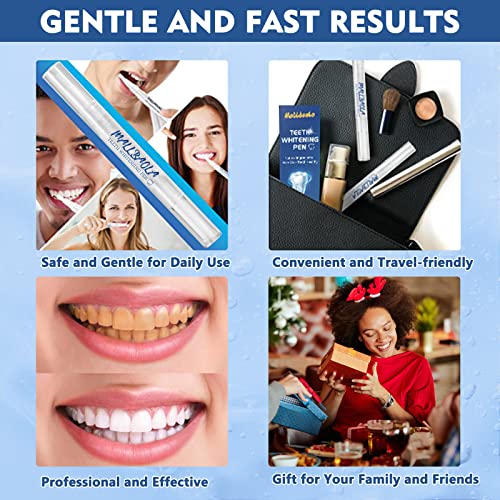 Teeth Whitening Pen Kit(2 Pens), Teeth Whitening Gel for Whiten Teeth