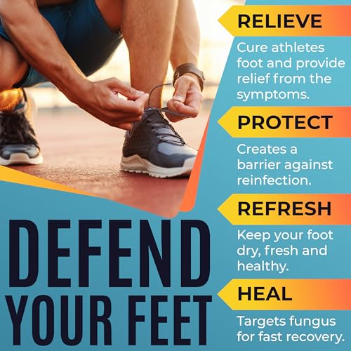 Athletes Foot Spray with Tea Tree Oil Antifungal Treatment for Jock Itch