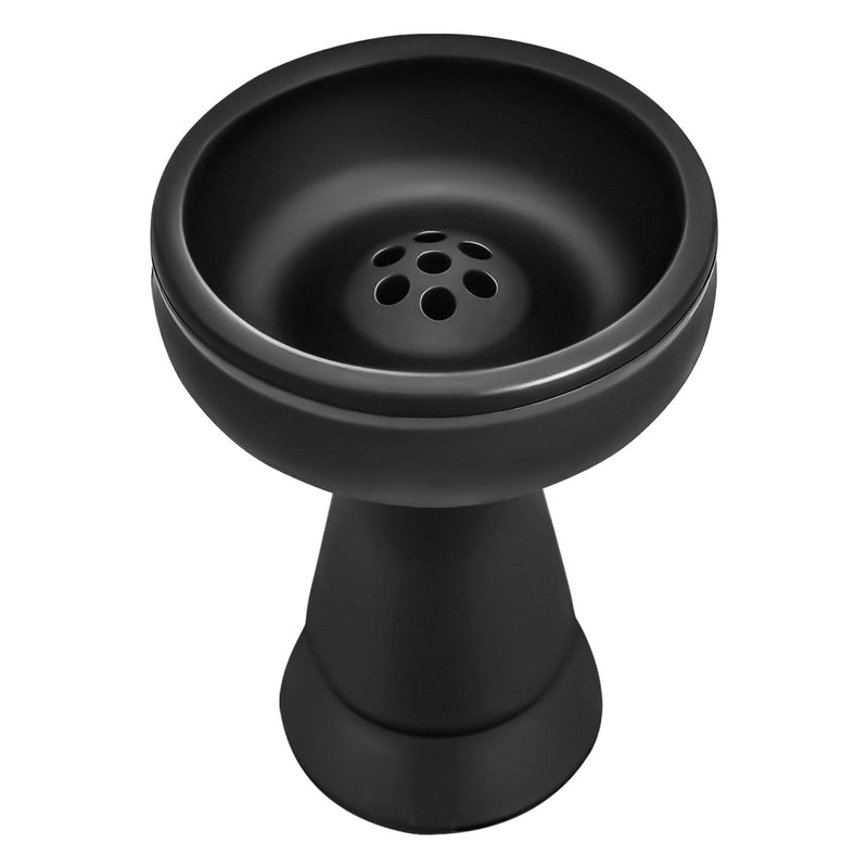 Hookah Bowl - Silicone Phunnel Bowl Perfect Fit Charcoal Holder Black Shisha Bowl Right Replacement for Clay, Ceramic Bowls 3.5" Tall Gift Box (7 Hole) - BeesActive Australia