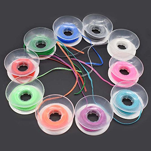 10 Pcs Dental Orthodontic Elastic Chain Power Chains for Brace Closed Multi-colors