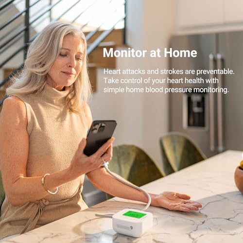 iHealth Track Smart Upper Arm Blood Pressure Monitor with Wide-Range Cuff 1 Count (Pack of 1)