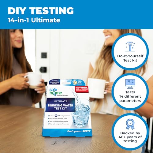 Safe Home 14-in-1 Ultimate Drinking Water Combo Test Kit DiY Ultimate