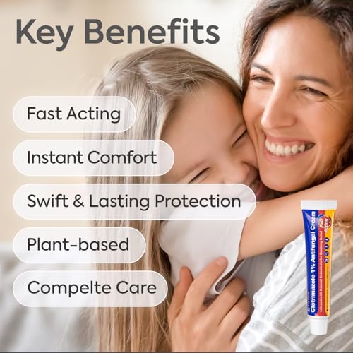Clotrimazole Antifungal Treatment Cream 30g (1 Pack)