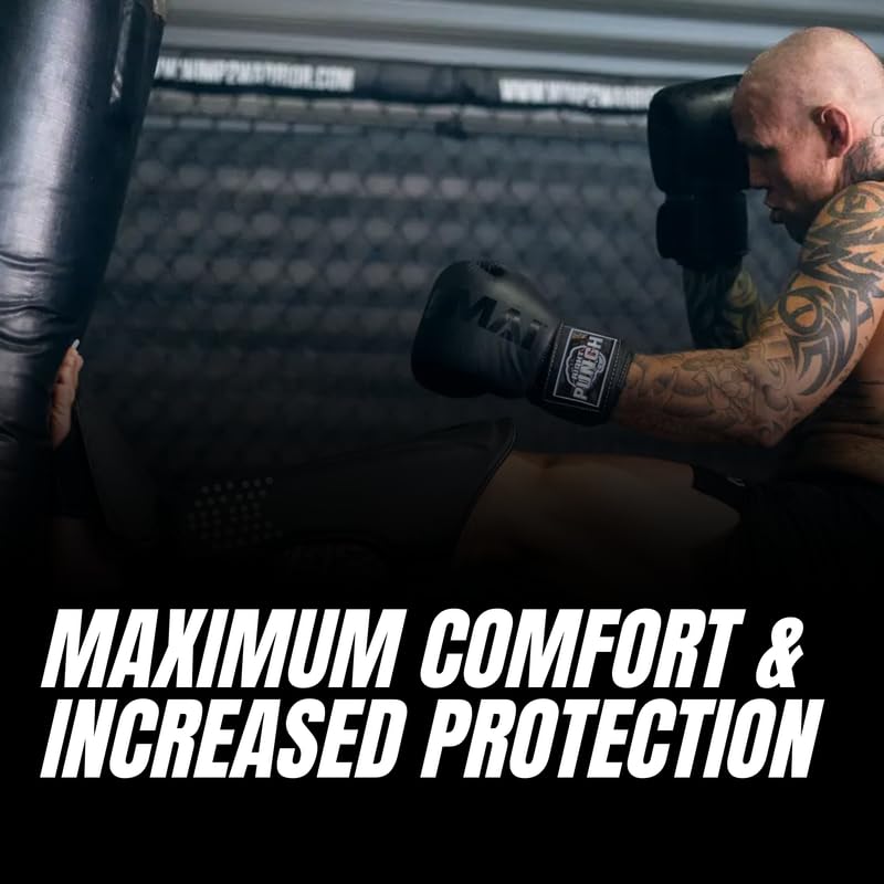 Shin Guards Kickboxing Leg Pads with Instep Protection, Muay Thai MMA Martial Arts Kicking Sparring Training Gear White & Silver Small