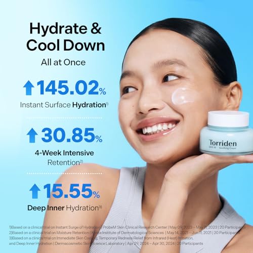 Torriden DIVE IN Hyaluronic Acid Soothing Cream 100ml (3.38 fl. oz) | Revitalizing Facial Moisturizer for Sensitive and Dry Skin | Hyaluronic Acid, Panthenol, Allantoin Jar Type