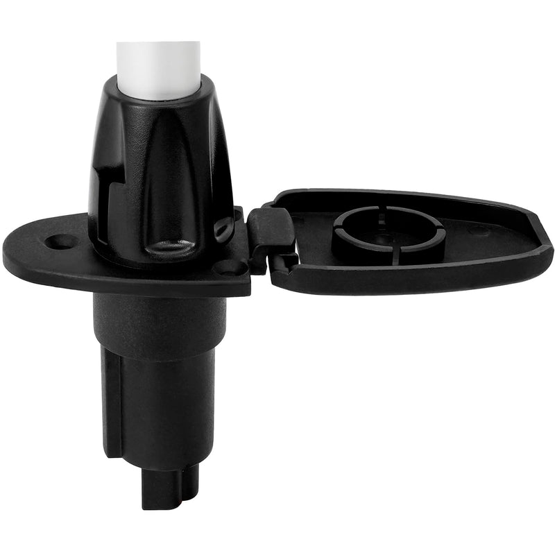 MARINE SYSTEM Boat Telescoping Pole Stern Light with Base, 360 Degrees All Round Led Anchor Light, Height adjustable from 27"- 41" for Yacht, Bass boat and Fishing Boat, 10-24 VDC, 1W - BeesActive Australia
