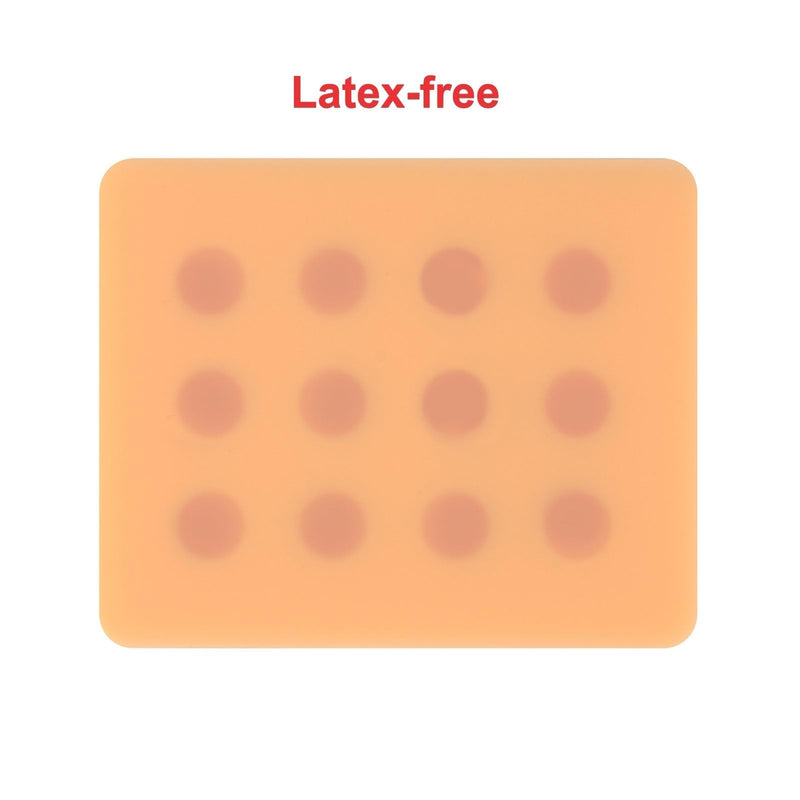 Intradermal Injection Training Pad for Nurse, Injection Training Pad for Medical Student, Artificial Skin-Like Practice Pad (Training Use Only) 12 injection spots