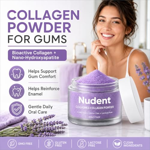Collasmile Collagen Powder, Hydroxyapatite Gum, Smile Strengthening Collagen Powder, Strengthens Gums & Enamel, Gentle Formula for Gums, Improve Overall Gum Strength, Tooth Powder, 50g 1 Ounce (Pack of 1)