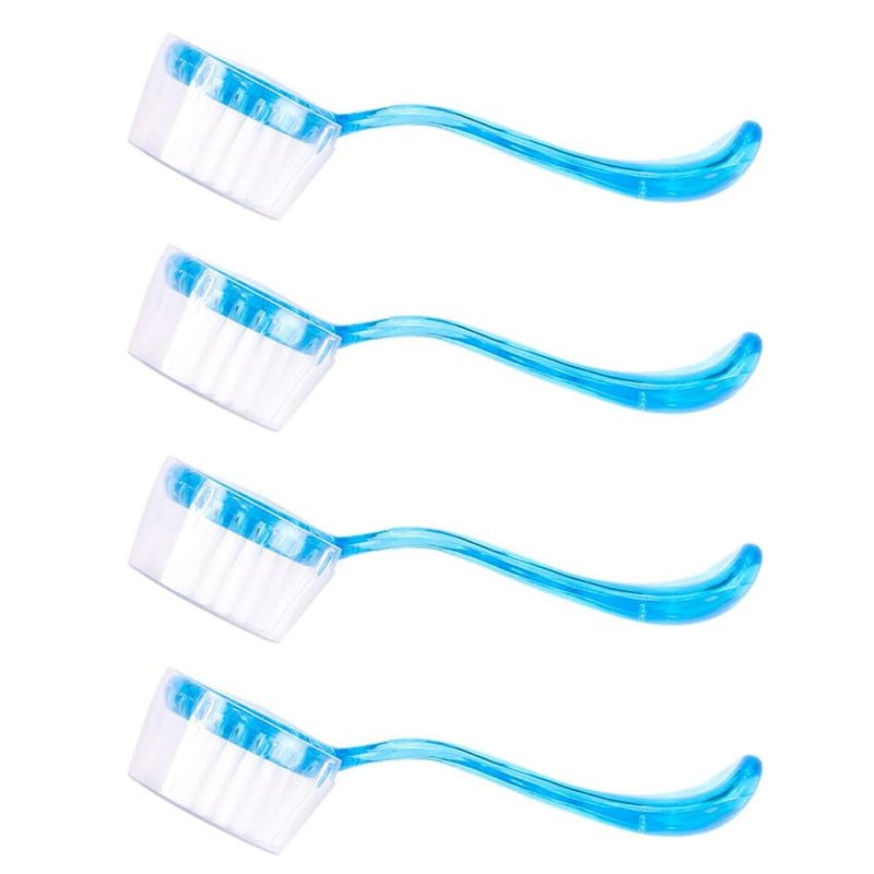 Ipetboom Hamster Guinea Pig Brush - 4pcs Small Pet Bath Brush Bunny Accessories - Hamster Shower Brush Massage Accessories - Shower Comb for Pet Nail Cleaner Plastic 13x4.5cm Random Color - BeesActive Australia