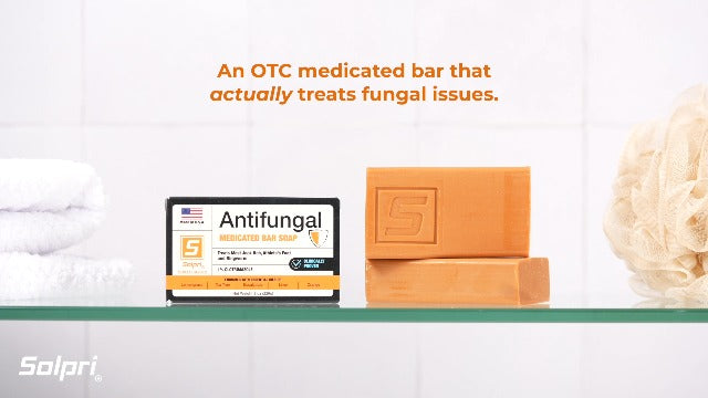 Medicated Antifungal Soap Bar | Jock Itch, Athlete's Foot, Ringworm
