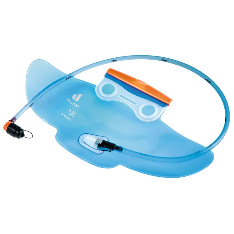 Deuter Streamer Hydration Bladder for Backpacking, Hiking, Road Running, Triathlon and Trail Running - 1.5L - Transparent