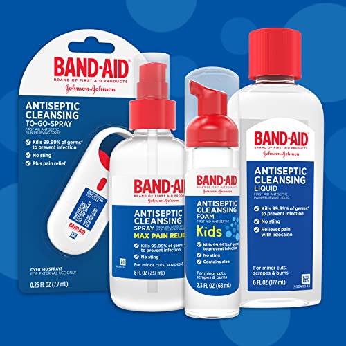 BAND-AID Brand Antiseptic Cleansing Spray, 8 Fl. Oz 8 Ounce