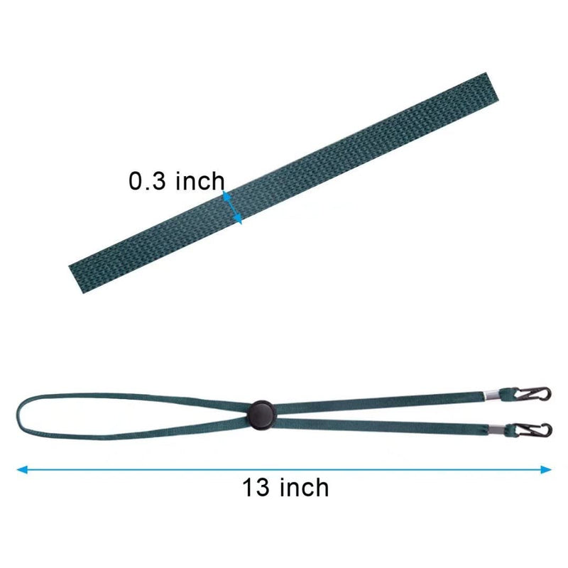 10 Pack - Mask LanyardÔºåEar Pressure Relief ComfortÔºåAdjustable LengthÔºåSuitable for Adult Kids mask LanyardÔºåMask Holder Black - BeesActive Australia