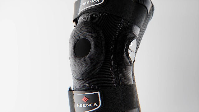 NEENCA Professional Knee Brace, Hinged Knee Support for Women & Men Relief Black-Single X-Large