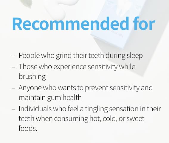 Sensitive Teeth and Gums Toothpaste 100g x 3 Pack, Relief for Sensitivity, Gum Care, and Oral Cleanliness