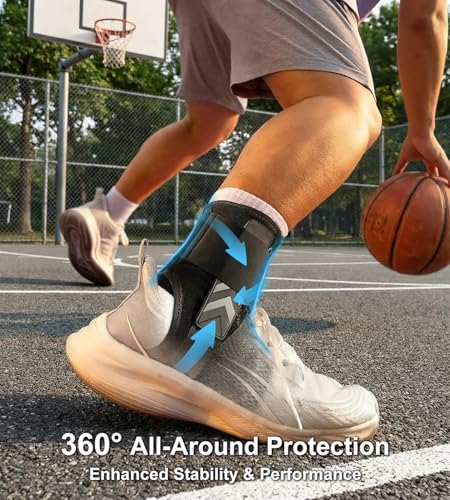 Ankle Brace for Men Women, Sports Sprain Support, Large, 1 Plate L(Ankle:13"-14") Support Plate of 1