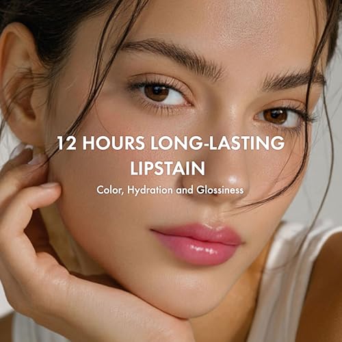 Amuse SEOUL Jel-Fit Tint (07 CARAMEL) - Jelly Lip Stain, Long Lasting Hydrating Lip Gloss, Smooth Moisturizing Lip, Glossy Finish, Vegan, Korean Beauty Makeup 07 CARAMEL