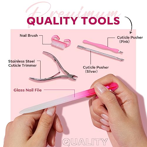 Modelones Cuticle Remover, Nail Kit Cuticle Trimmer Pusher Remover Liquid A1-Orange