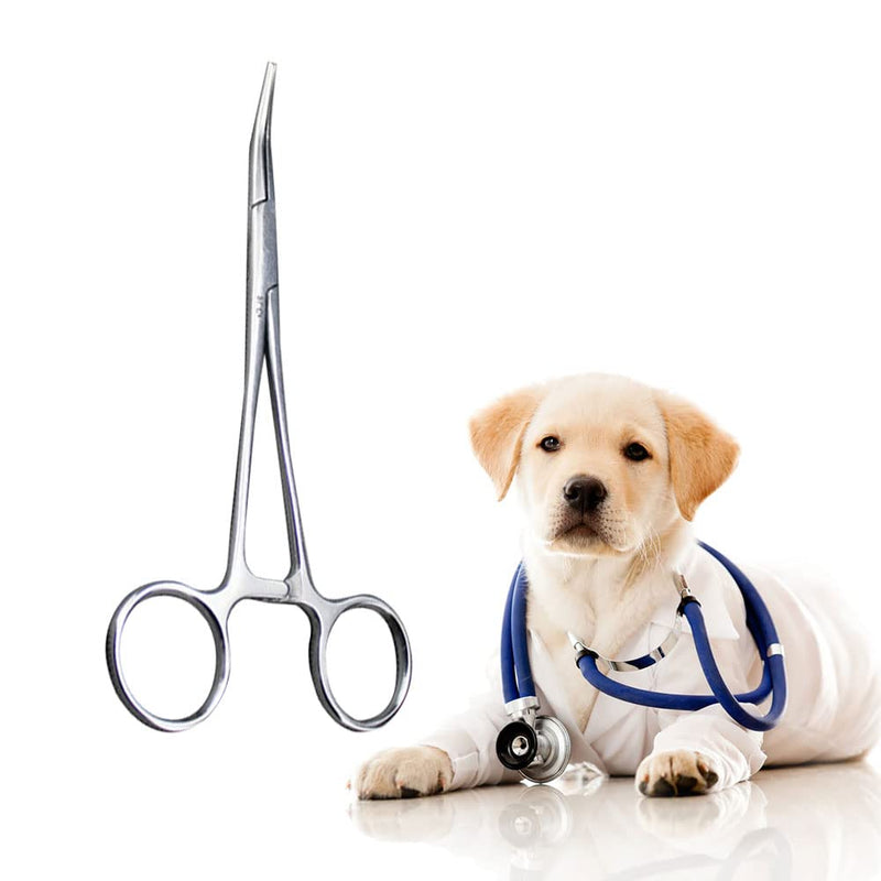 Pet Ear Hair Tweezers, Pet Hair Removal Tongs, Stainless Steel Pet Tweezers, Veterinary Tongs, Pet Hemostatic Tweezers for Cats, Dogs, Rabbits - BeesActive Australia