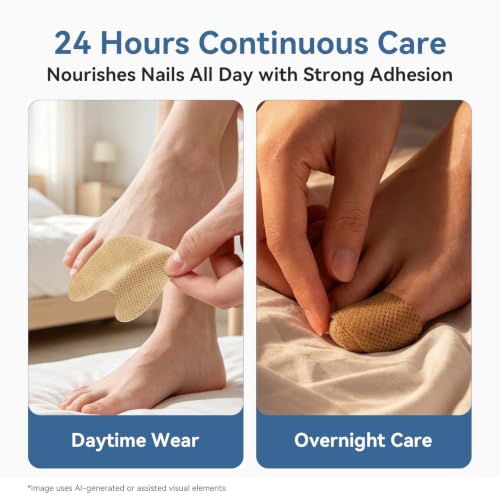 Vrenmol Fungal Nail Patches Extra Strength 1% Tolnaftate for Fungus 34PCS 34 Count (Pack of 1)