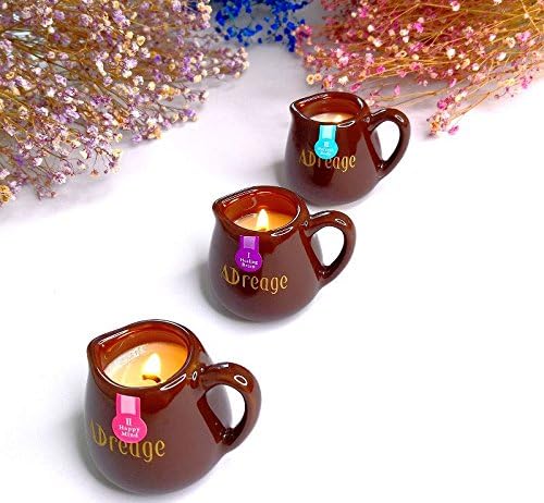 [Aroma Candles] Body Treatment Oil, Aroma Candle, Set of 3, Body Massage Oil, Relaxation Candle, Gift or Treat Yourself - BeesActive Australia
