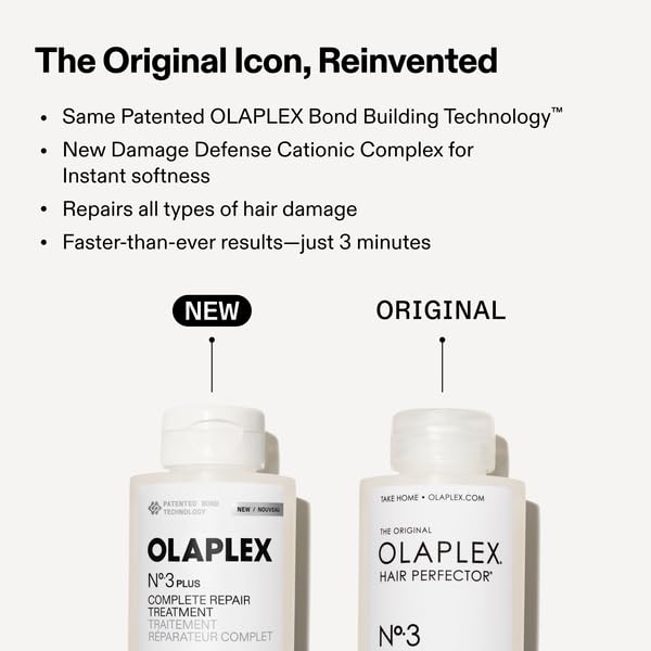 Olaplex N°.3PLUS Hair Repair Pre-Shampoo Treatment | Repairs Damage 100 mL / 3.3 Fl Oz - New