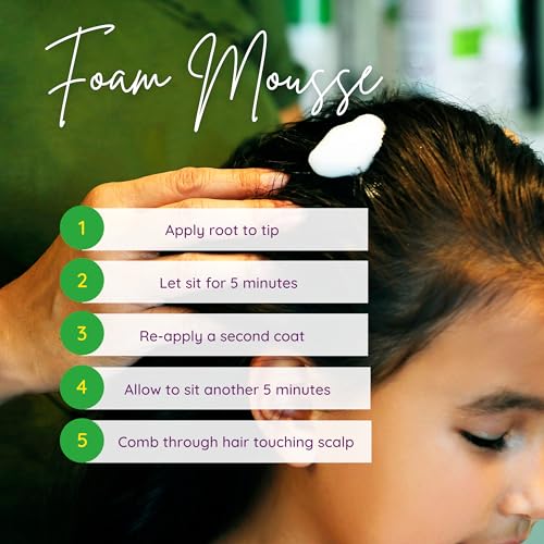 My Hair Helpers Natural Enzymes Head Lice Mousse, 4 fl oz 4 Fl Oz (Pack of 1)