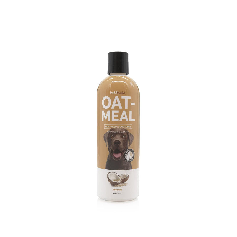 Bark2Basics Oatmeal Dog Shampoo and Conditioner 2 in 1 Bundle, 16 oz - Natural Colloidal Oatmeal, Professional Grade, Coconut Scent, Moisturizes Dry Itchy Sensitive Skin, 16:1 Concentrated - PawsPlanet Australia