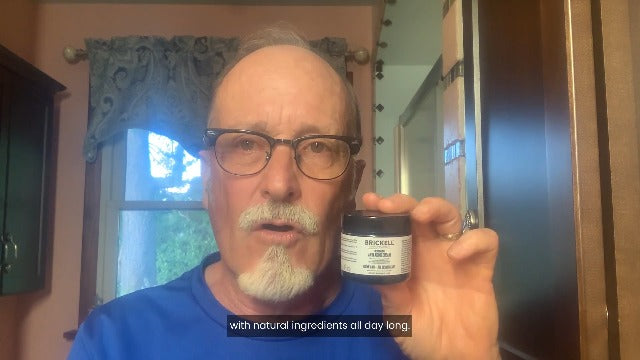 Brickell Men's Products Resurfacing Anti-Aging Face Cream For Men, Face Moisturizer For Wrinkles, With Vitamin C, Jojoba Oil, and Pro-Vitamin B5, 2 Ounce, Scented