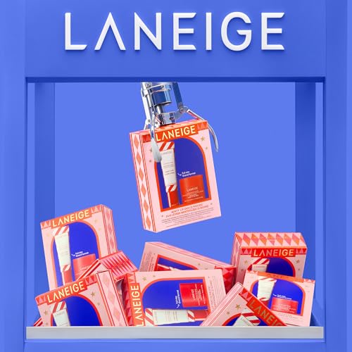 Laneige Skincare & Lip Care Holiday Gift Sets – Lip Mask, Water Bank, Lip Glowy Balm – Beauty Essentials for Gifting & Self-Care Minty Lip Duo