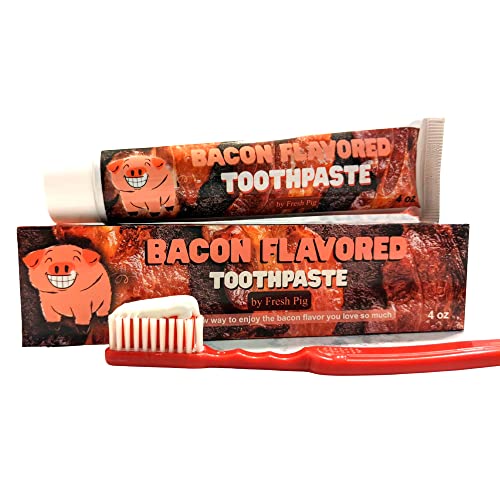 3 Pack Toothpaste - Bacon, Pickle and Coffee Flavored Toothpaste Gag Gift