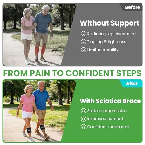 Sciatica Pain Relief Devices - Sciatic Nerve Brace One Size