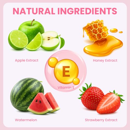 4 PCS Lip Scrub and Mask Set, Apple Bee Honey Pot Lip Balm