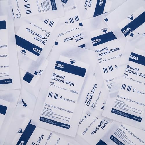 Sterile Reinforced Wound Closure Strips | 12x100mm | 20 Packs | 120 Strips