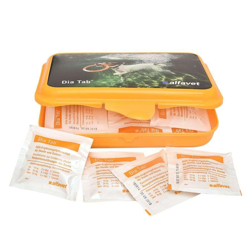 Alfavet Dia Tab 20 x 5.5 g in the practical first aid kit - BeesActive Australia