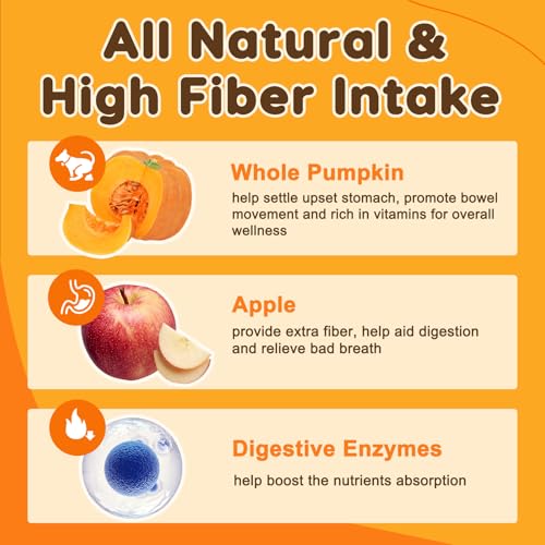 Omega 3 Fish Oil for Dogs & Pumpkin Powder for Dogs