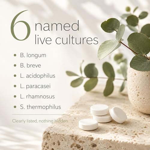 Oral Probiotic Adults, 6 Live Cultures, Healthy Teeth & Gums, Sugar-Free Adult - Mint