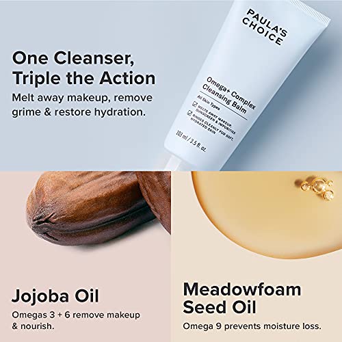Paula's Choice Omega Complex Face Cleansing Balm, 3.5 Fl Oz