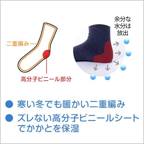 Taiyo Knit Smooth Heel Socks Men's Rough Heel Crack Exfoliation - BeesActive Australia