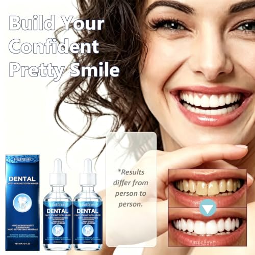 Advanced Enamel Repair Liquid with Nano Hydroxyapatite & Theobromine, Remineralizing Treatment for Sensitive Teeth, Strengthens Enamel & Protects Against Acid Erosion.(02) 2
