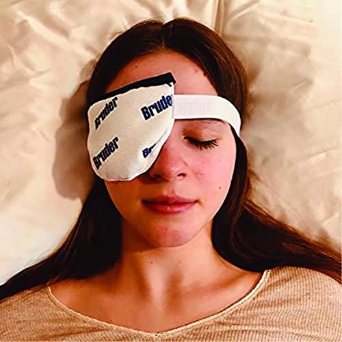 Bruder Moist Heat Eye Compress | Single Eye | Microwave Activated | Fast Acting and Effective Relief for Styes and Other Eye Irritation 1 Count (Pack of 1)