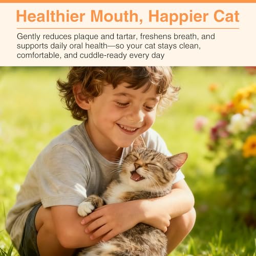 Cat Dental Care Kit – Tuna Flavor & Roast Chicken Toothpaste with Toothbrush & Finger Brush | Gentle Formula, Fresh Breath & Plaque Control