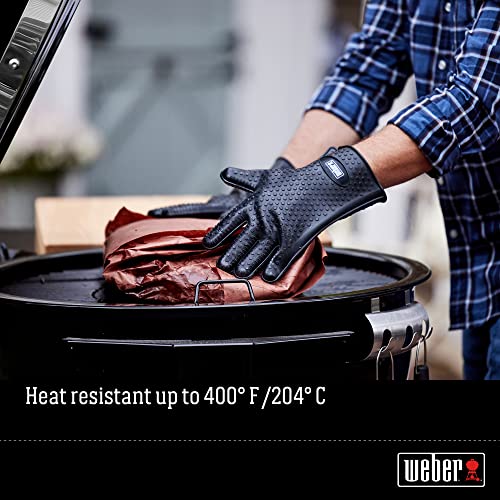 Weber® Silicone Grilling Gloves, Black