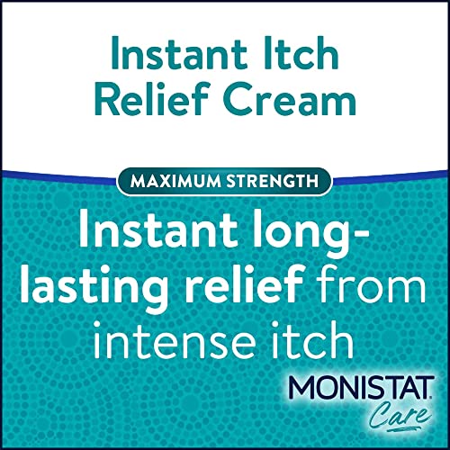 Monistat Instant Itch Relief Cream for Women, Fragrance-Free, 1 Oz, 2 Pk Pack of 2